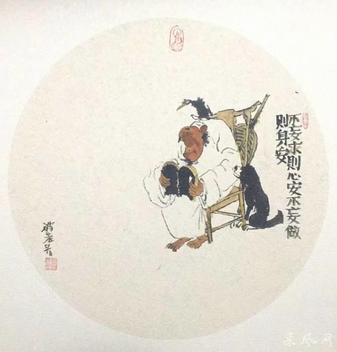 荒山,笨狗,破老头—杜川绘画作品欣赏