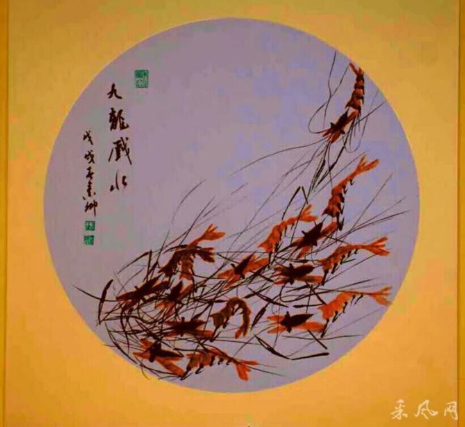 画家张素卿虾画作品欣赏
