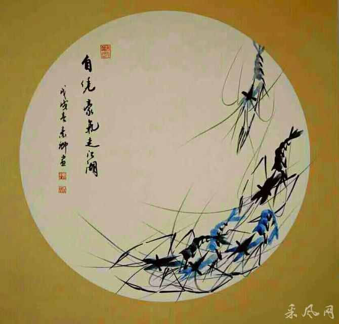 画家张素卿虾画作品欣赏